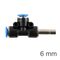 AIRCRAFT Insert T-joint Side Pu 6mm